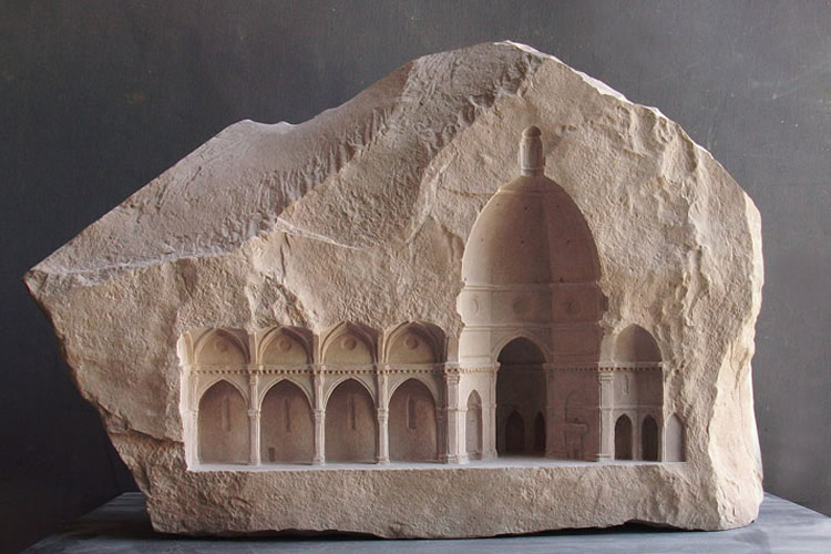 Miniature Architectural With Marble By Matthew Simmonds