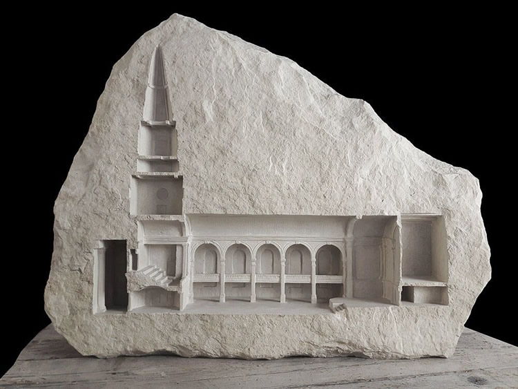 Miniature Architectural With Marble By Matthew Simmonds