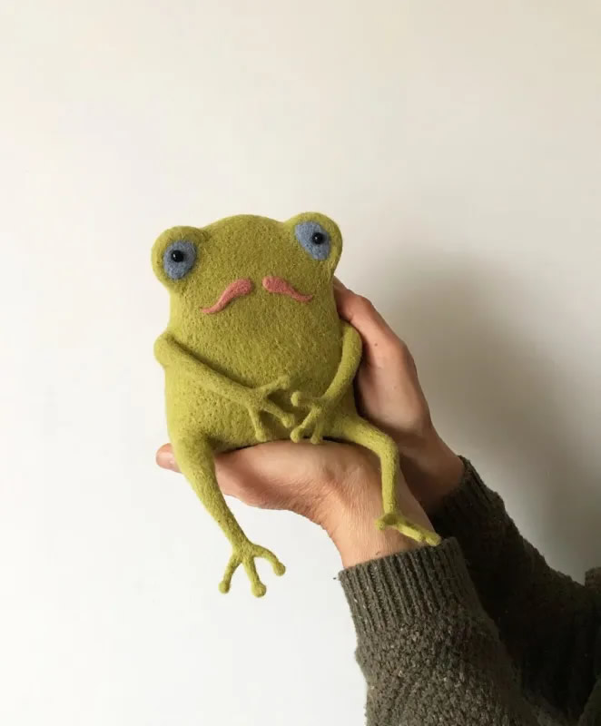 Needle Felted Sculptures By Manooni