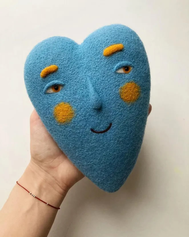 Needle Felted Sculptures By Manooni