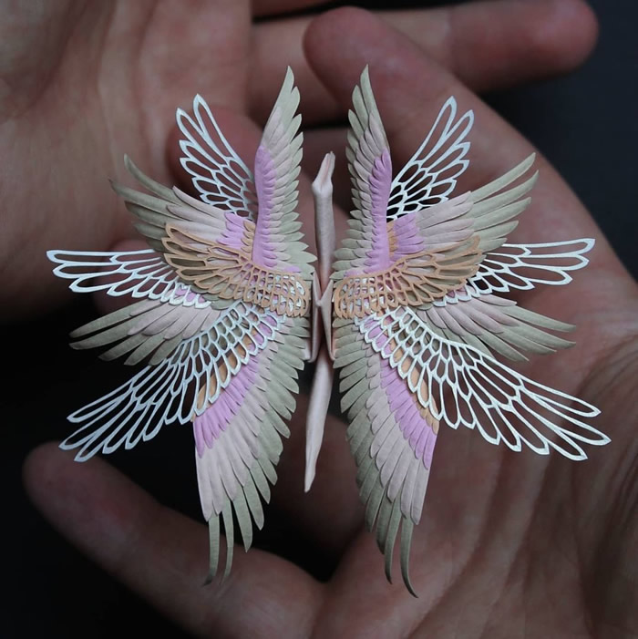 Origami Paper Cranes By Cristian Marianciuc