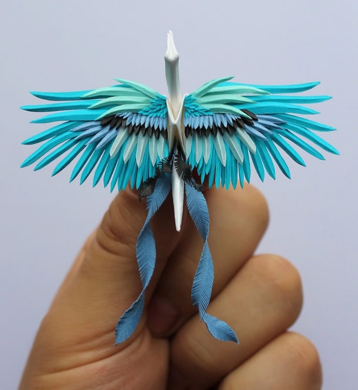 Origami Paper Cranes By Cristian Marianciuc