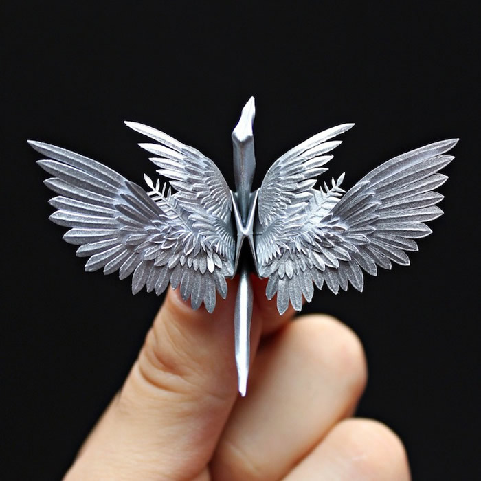 Origami Paper Cranes By Cristian Marianciuc