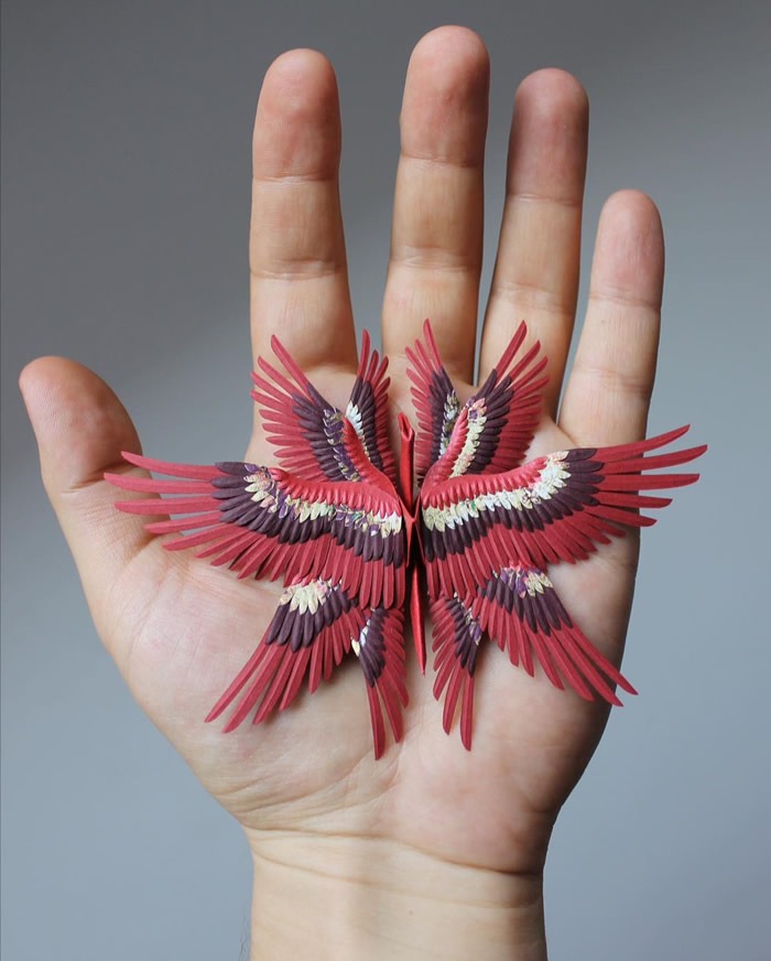 Origami Paper Cranes By Cristian Marianciuc