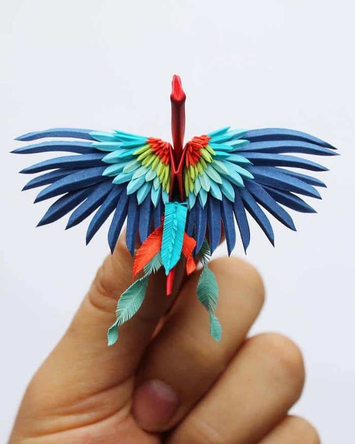 Origami Paper Cranes By Cristian Marianciuc