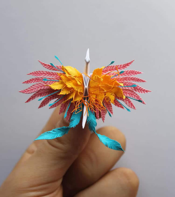 Origami Paper Cranes By Cristian Marianciuc