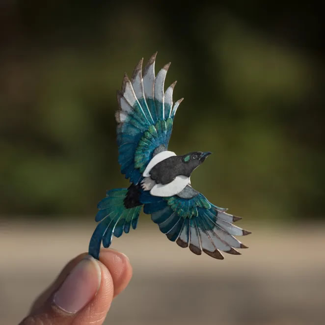 Paper Cut Sculptures Of Birds By Nayan Shrimali and Vaishali Chudasama