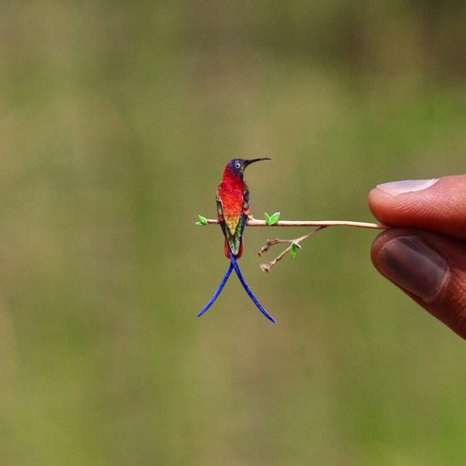 Paper Cut Sculptures Of Birds By Nayan Shrimali and Vaishali Chudasama