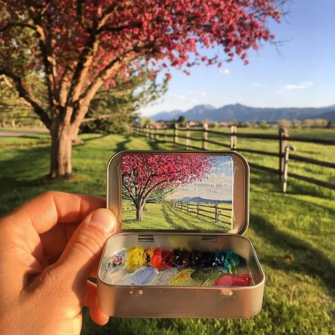 Paintings In Altoids Tins By Remington Robinson