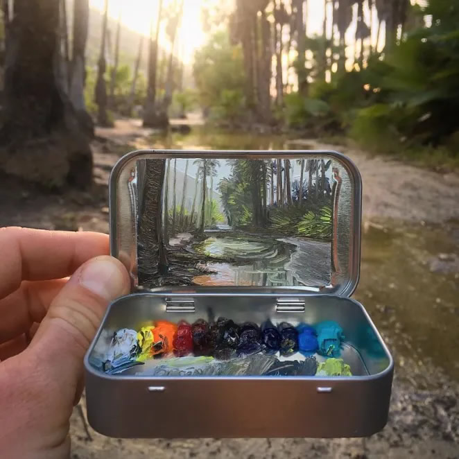 Paintings In Altoids Tins By Remington Robinson