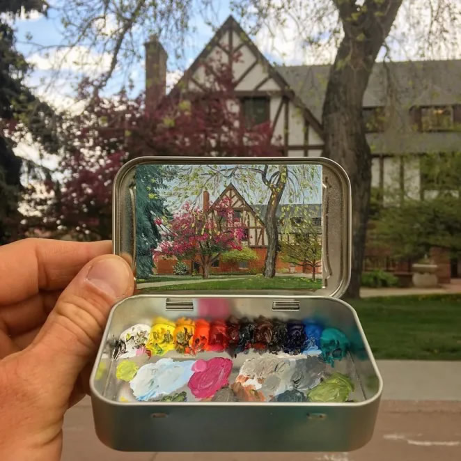 Paintings In Altoids Tins By Remington Robinson