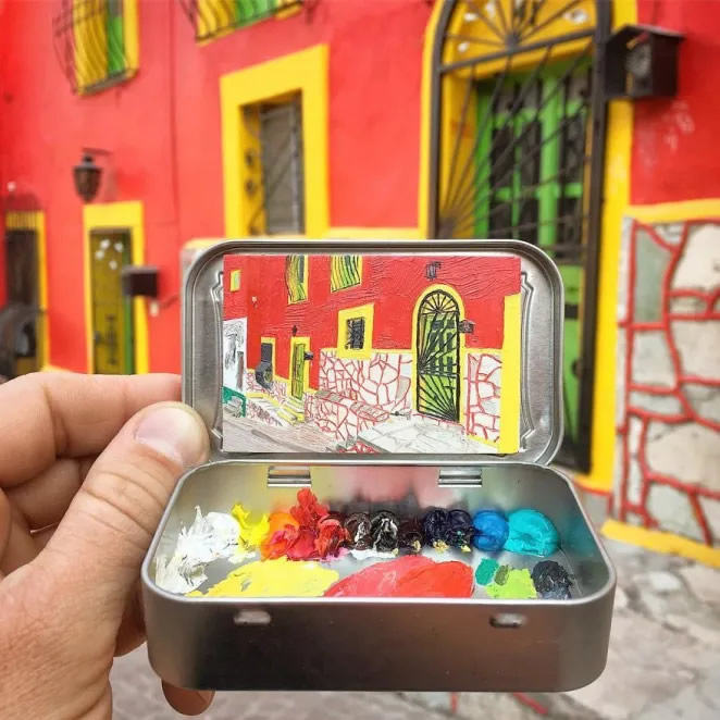 Paintings In Altoids Tins By Remington Robinson