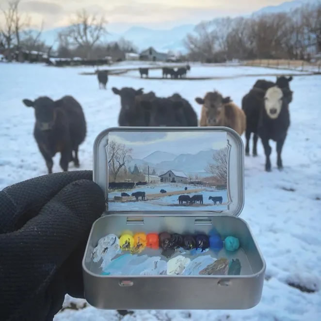 Paintings In Altoids Tins By Remington Robinson