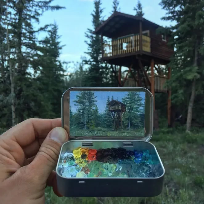 Paintings In Altoids Tins By Remington Robinson