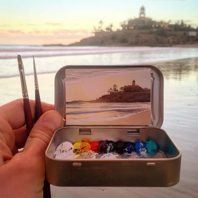 Paintings In Altoids Tins By Remington Robinson