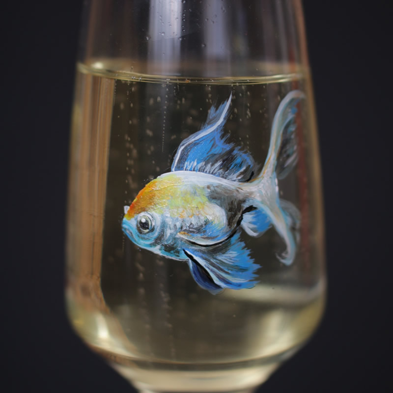 Creative Glass Paintings By Silvia Popescu