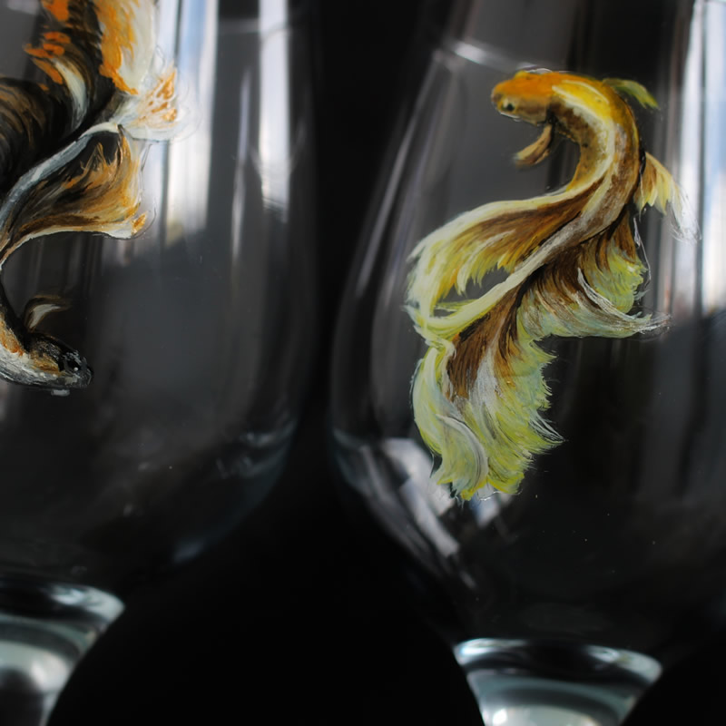 Creative Glass Paintings By Silvia Popescu