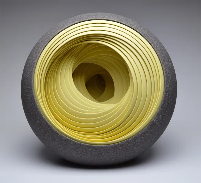 Spherical Ceramic Sculptures by Matthew Chambers