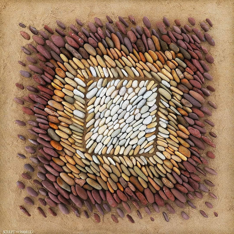 Stone Mandalas Artworks By Jon Foreman