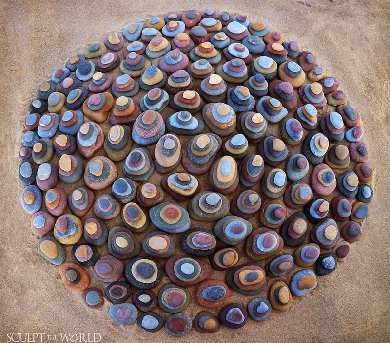 Stone Mandalas Artworks By Jon Foreman