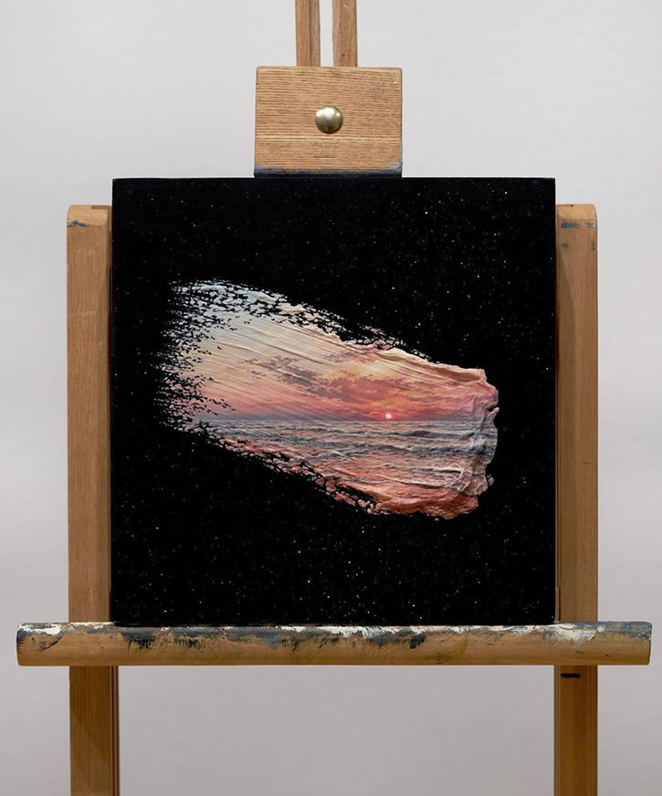 Giant Brushstrokes Art By David Ambarzumjan