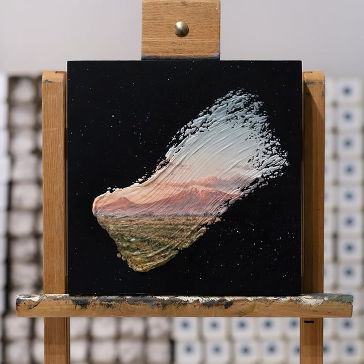 Giant Brushstrokes Art By David Ambarzumjan