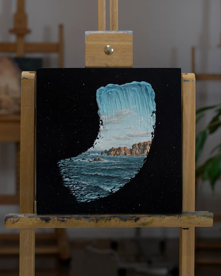 Giant Brushstrokes Art By David Ambarzumjan