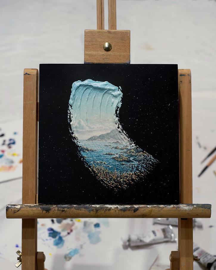 Giant Brushstrokes Art By David Ambarzumjan