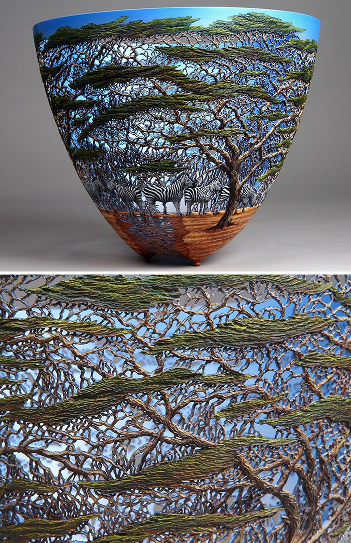 Carved Wood Art By Gordon Pembridge