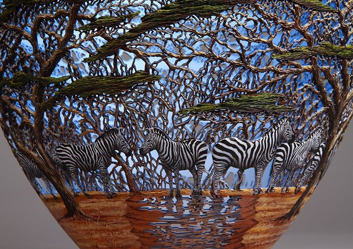 Carved Wood Art By Gordon Pembridge