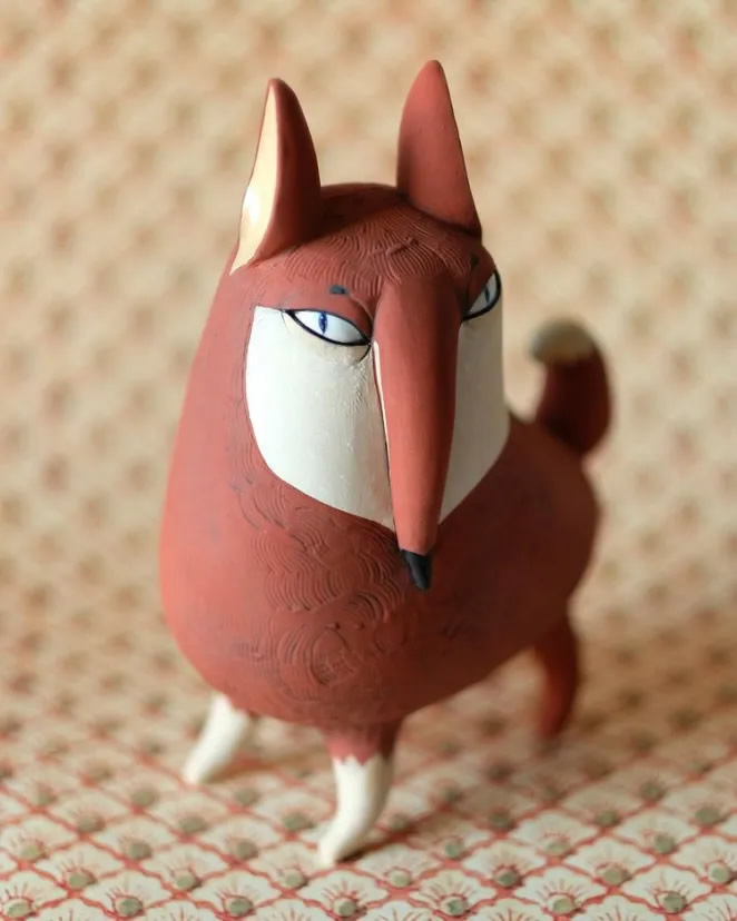 Ceramic Sculptures Of Animals By Nastia Calaca