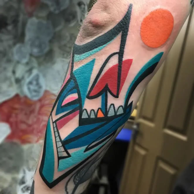 Colorful Tattoos By Mike Boyd