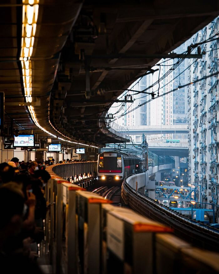 Hong Kong Being A Concrete Jungle By Manson