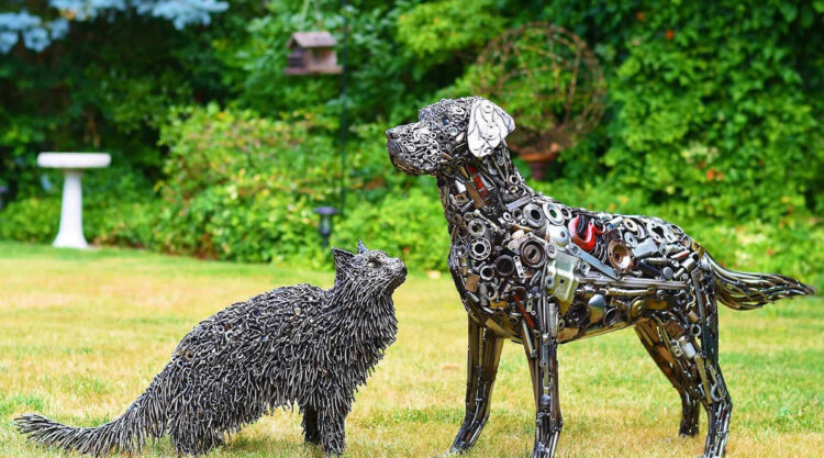 Artist Brian Mock Transforms Scrap Metal Into Beautiful Sculptures