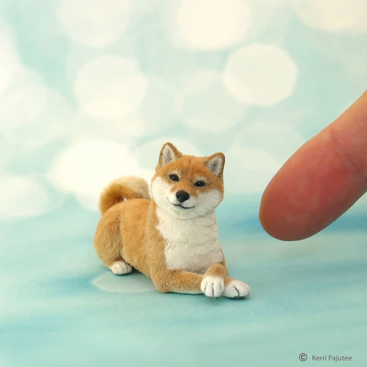 Miniature Animals Sculptures By Kerri Pajutee