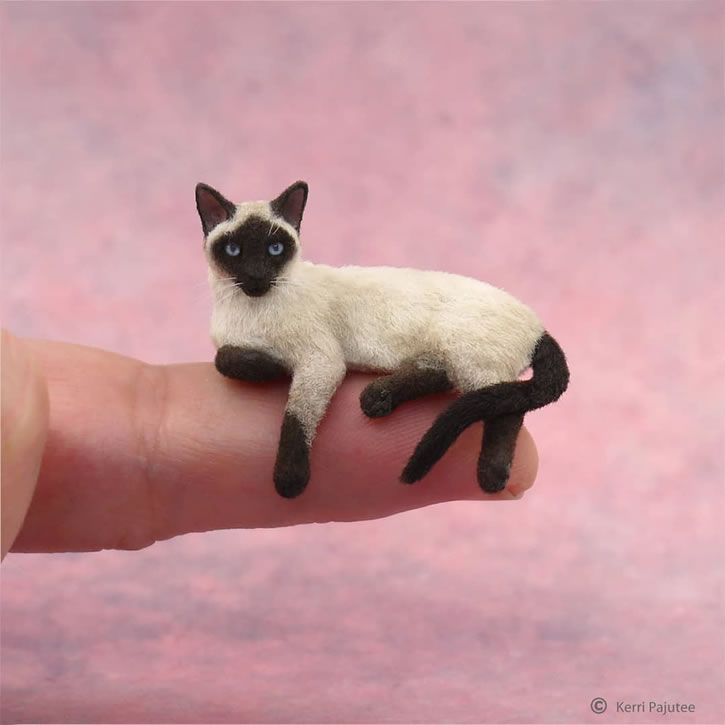 Miniature Animals Sculptures By Kerri Pajutee