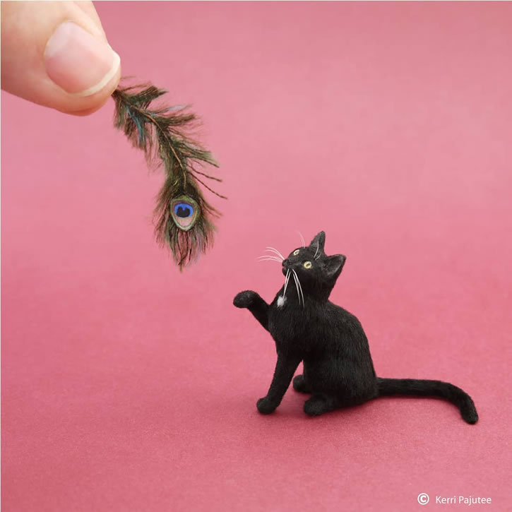 Miniature Animals Sculptures By Kerri Pajutee