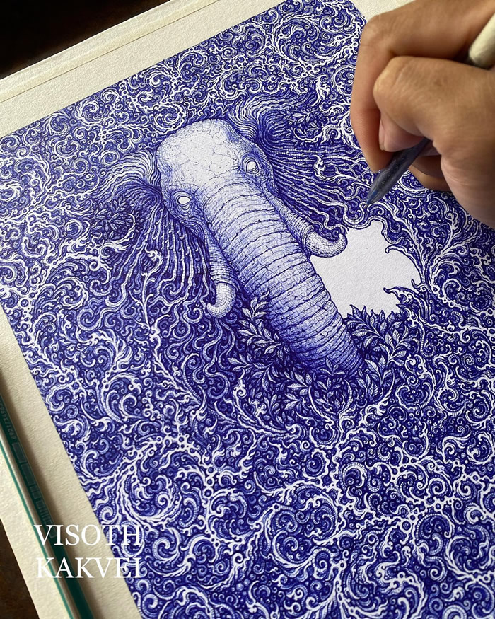 Breathtaking Doodle Art works By Visothkakvei