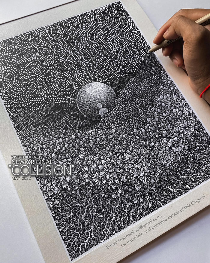 Breathtaking Doodle Art works By Visothkakvei