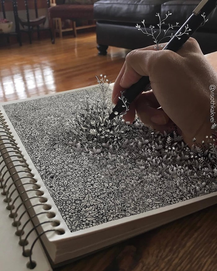 Breathtaking Doodle Art works By Visothkakvei