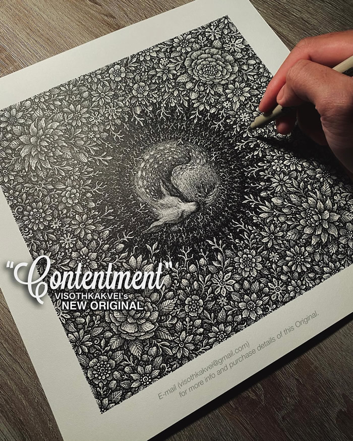 Breathtaking Doodle Art works By Visothkakvei