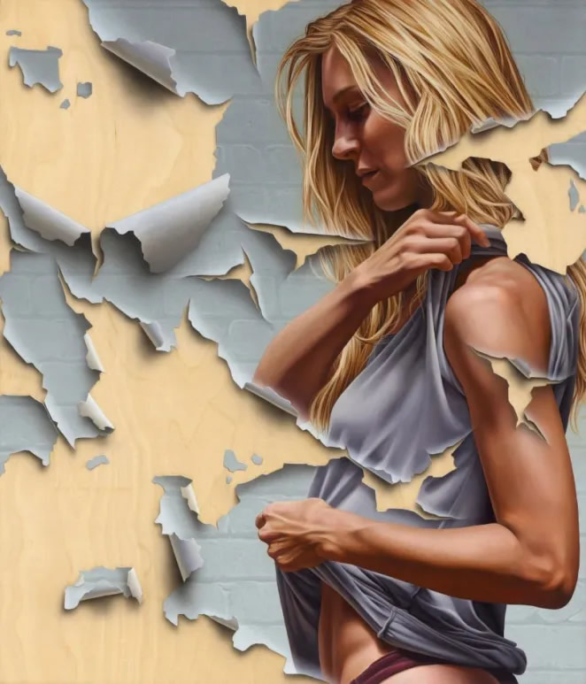 Peeling And Cracking Paintings By James Bullough