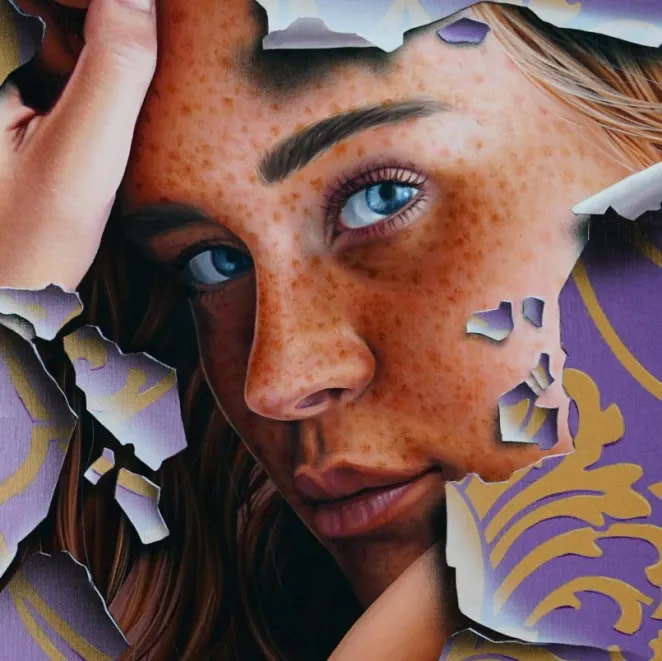 Peeling And Cracking Paintings By James Bullough