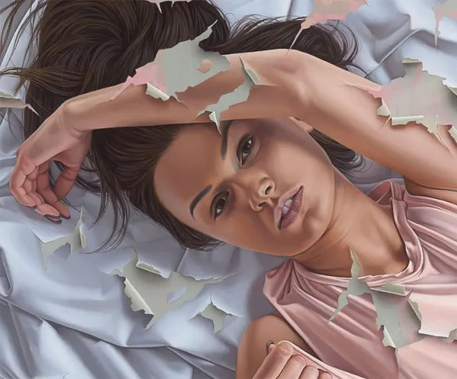 Peeling And Cracking Paintings By James Bullough