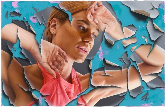 Peeling And Cracking Paintings By James Bullough