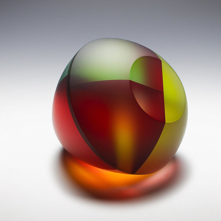 Segmentation Glass Sculpture By Jiyong Lee