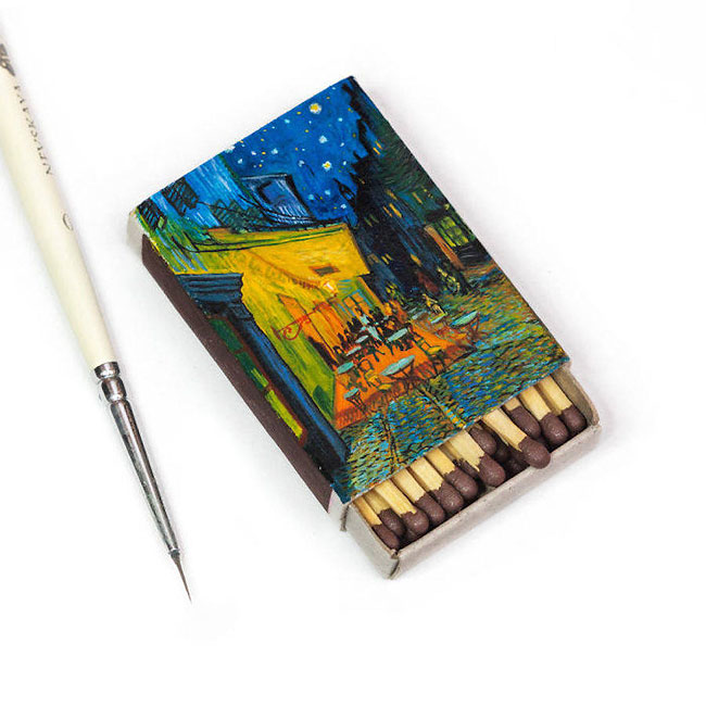 Van Gogh Paintings On Matchboxes