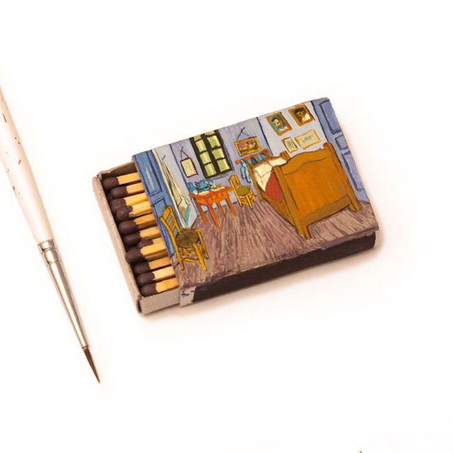 Van Gogh Paintings On Matchboxes