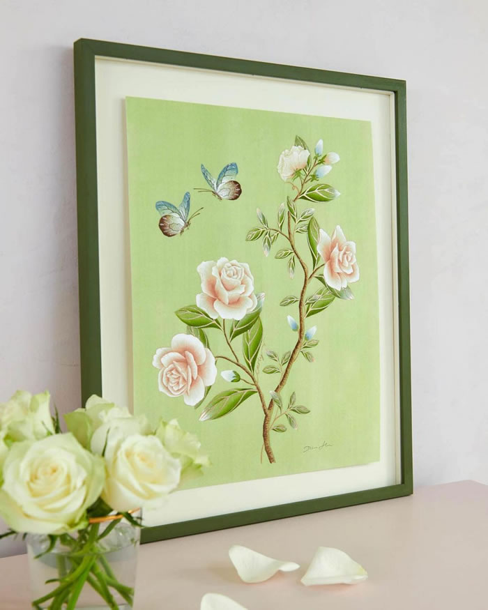 Watercolor Paintings On Silk By Diane Hill