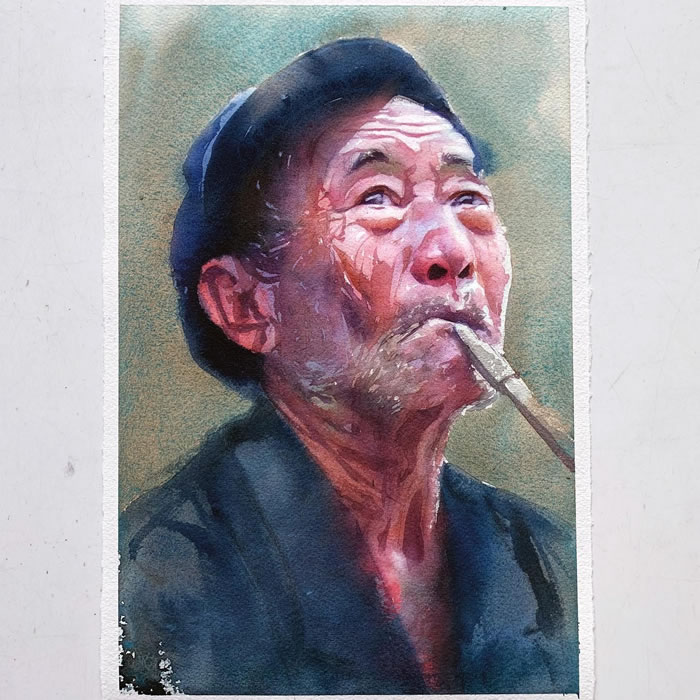 Watercolor Paintings By Marcos Beccari